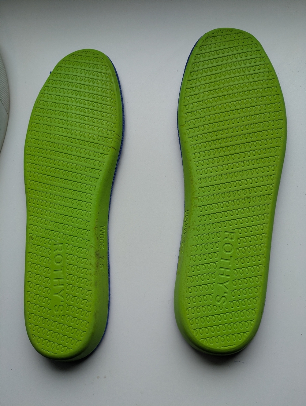 Rothy's The Original Slip On Sneaker Bright White  7.5 - Picture 11 of 11